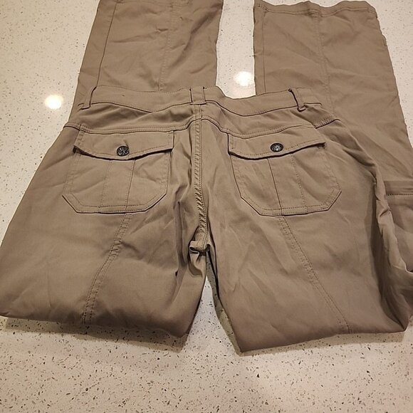 PrAna Pants Womens 4 Convertible Cargo Hiking Zip Off Stretch Outdoor Pockets - Picture 8 of 9